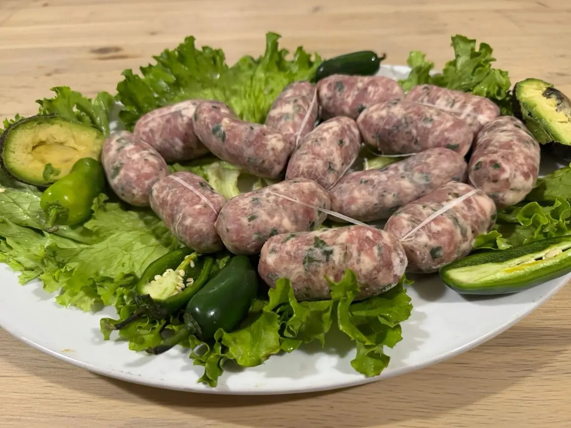 Longaniza artesanal, presentación mediana